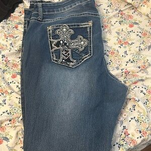 Love indigo bootcut jean